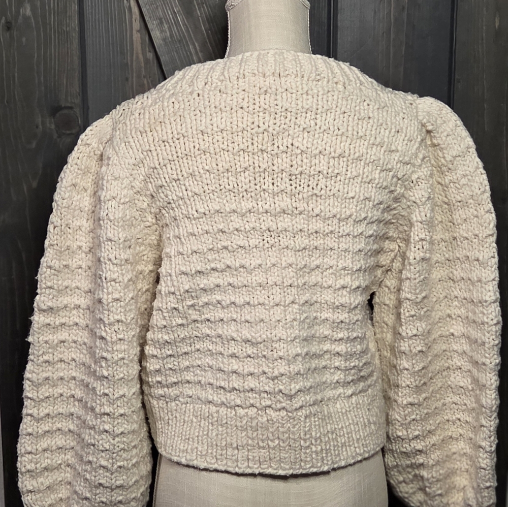 Christy Dawn The Nola Creme Cardigan Size L - Picture 2 of 9
